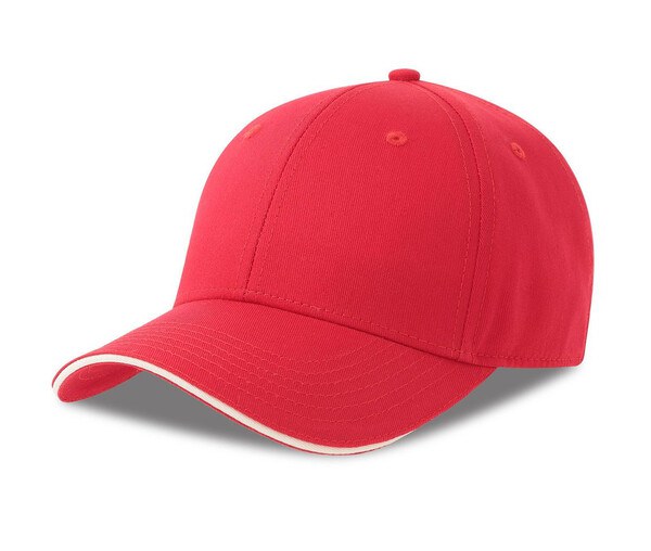 ATLANTIS HEADWEAR AT291 - 6-panel cap with sandwich piping